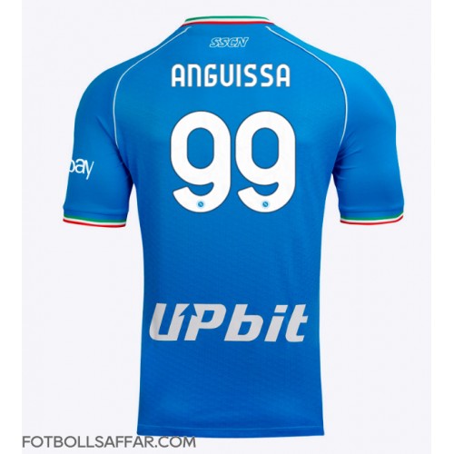 SSC Napoli Frank Anguissa #99 Hemmatröja 2023-24 Kortärmad